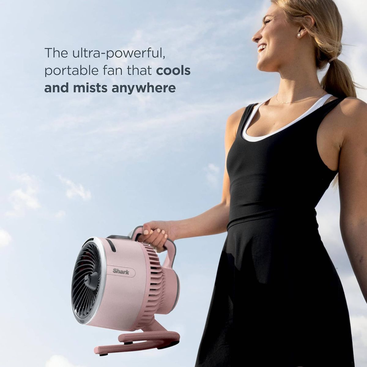 Shark FlexBreeze HydroGo Fan, Grey