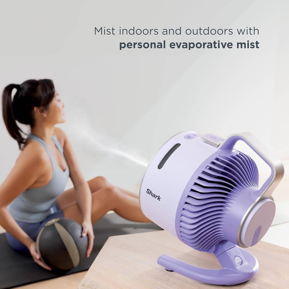 Shark FlexBreeze HydroGo Fan, Grey