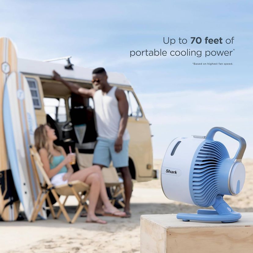 Shark FlexBreeze HydroGo Fan, Grey
