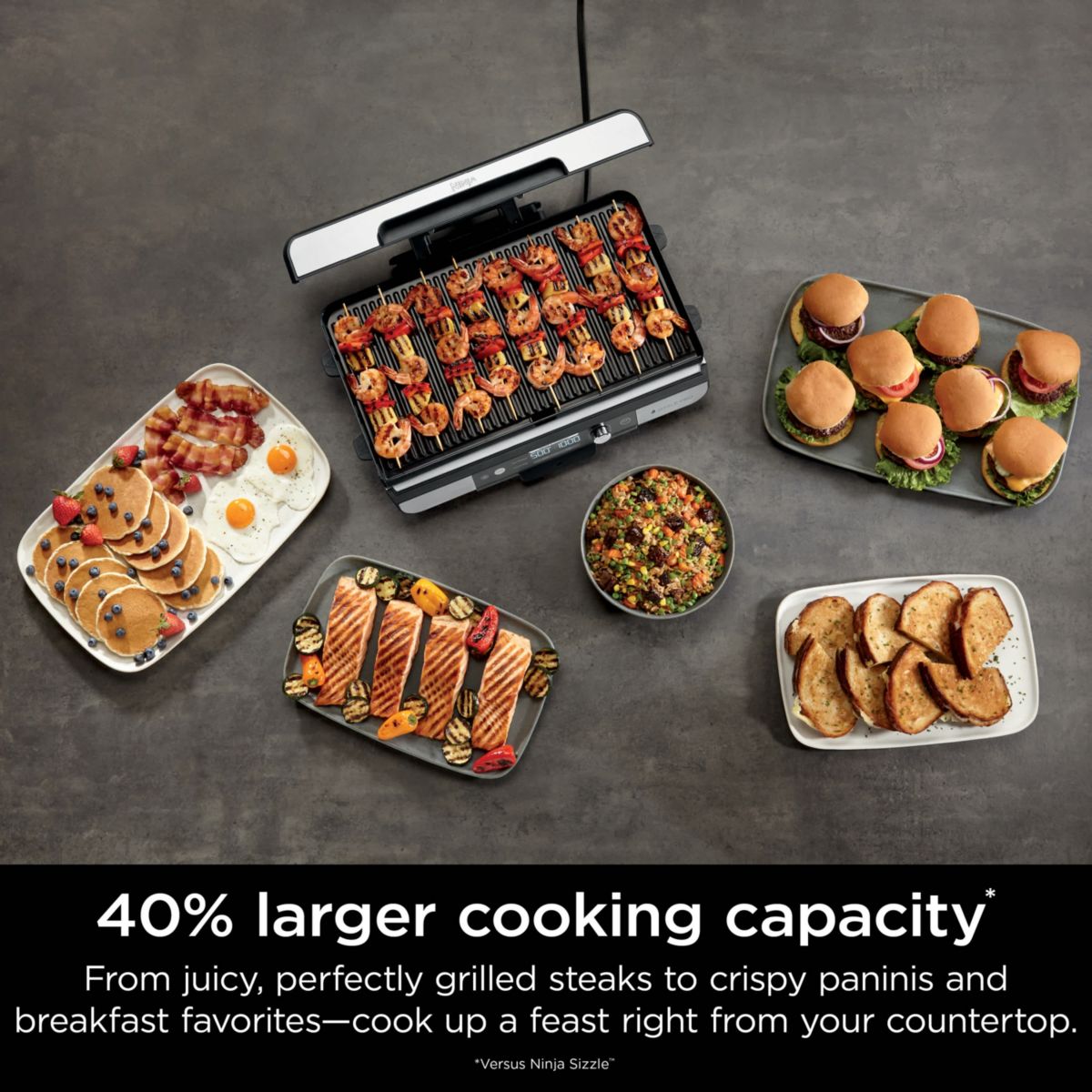 Sizzle Pro XL 20 Indoor Griddle and Grill