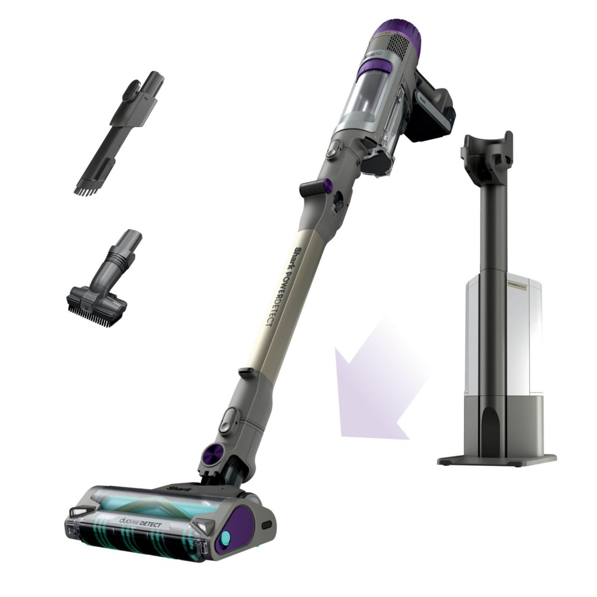 PowerDetect Clean & Empty Cordless Stick Vacuum & Auto-Empty System with DuoClean Detect Nozzle Cordless PowerDetect Stick Vacuum