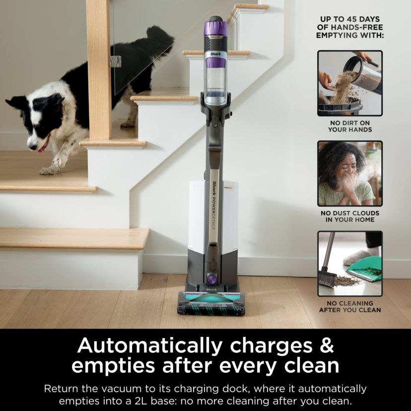 PowerDetect Clean & Empty Cordless Stick Vacuum & Auto-Empty System with DuoClean Detect Nozzle Cordless PowerDetect Stick Vacuum