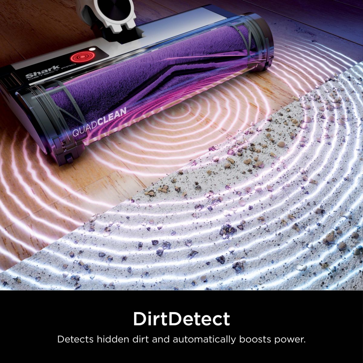 Cordless Detect Pro Auto-Empty System with QuadClean Multi-Surface Brushroll