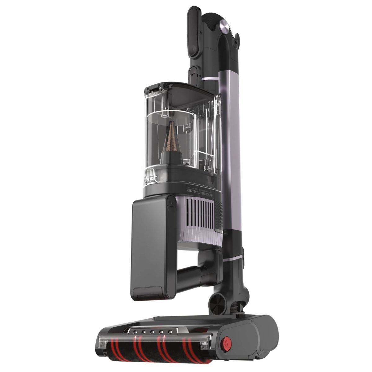 Stratos Cordless Vacuum with Clean Sense IQ and Odor Neutralizer, DuoClean Powerfins HairPro, Includes Duster Crevice Tool & Anti-Allergen Brush, Up To 60 Minute Runtime, Ash Purple