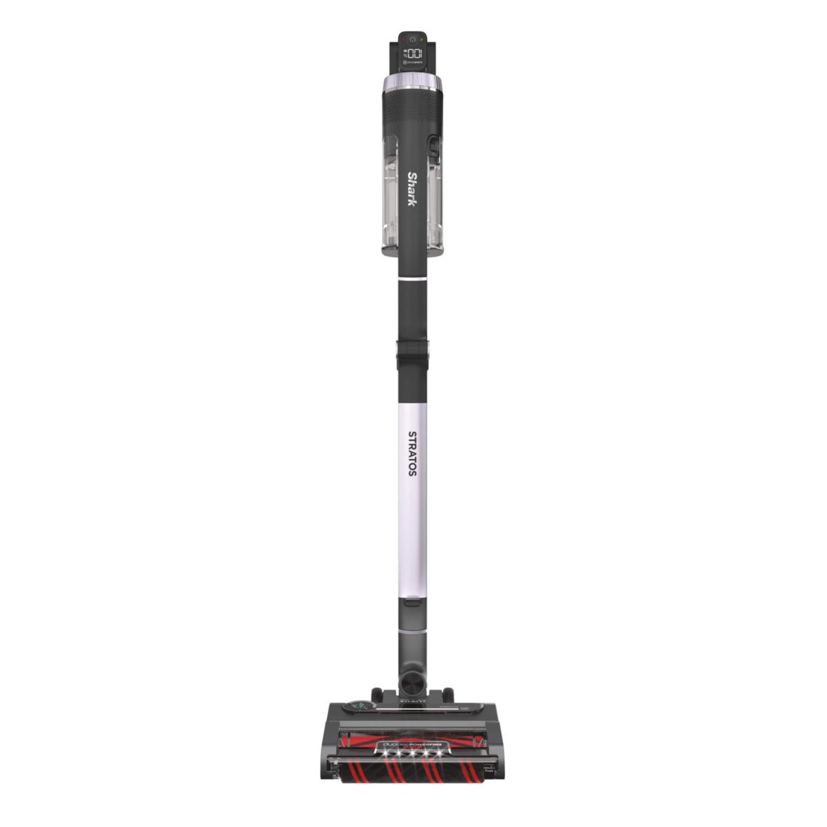 Stratos Cordless Vacuum with Clean Sense IQ and Odor Neutralizer, DuoClean Powerfins HairPro, Includes Duster Crevice Tool & Anti-Allergen Brush, Up To 60 Minute Runtime, Ash Purple