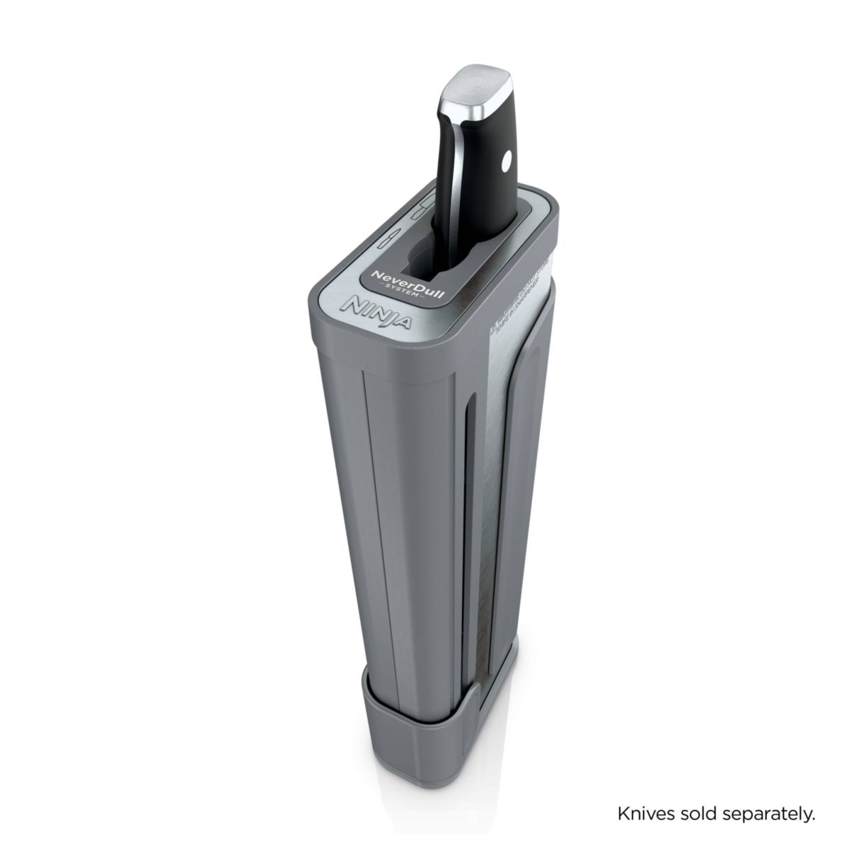 Foodi NeverDull System Knife Sharpener, Stainless Steel, Gray