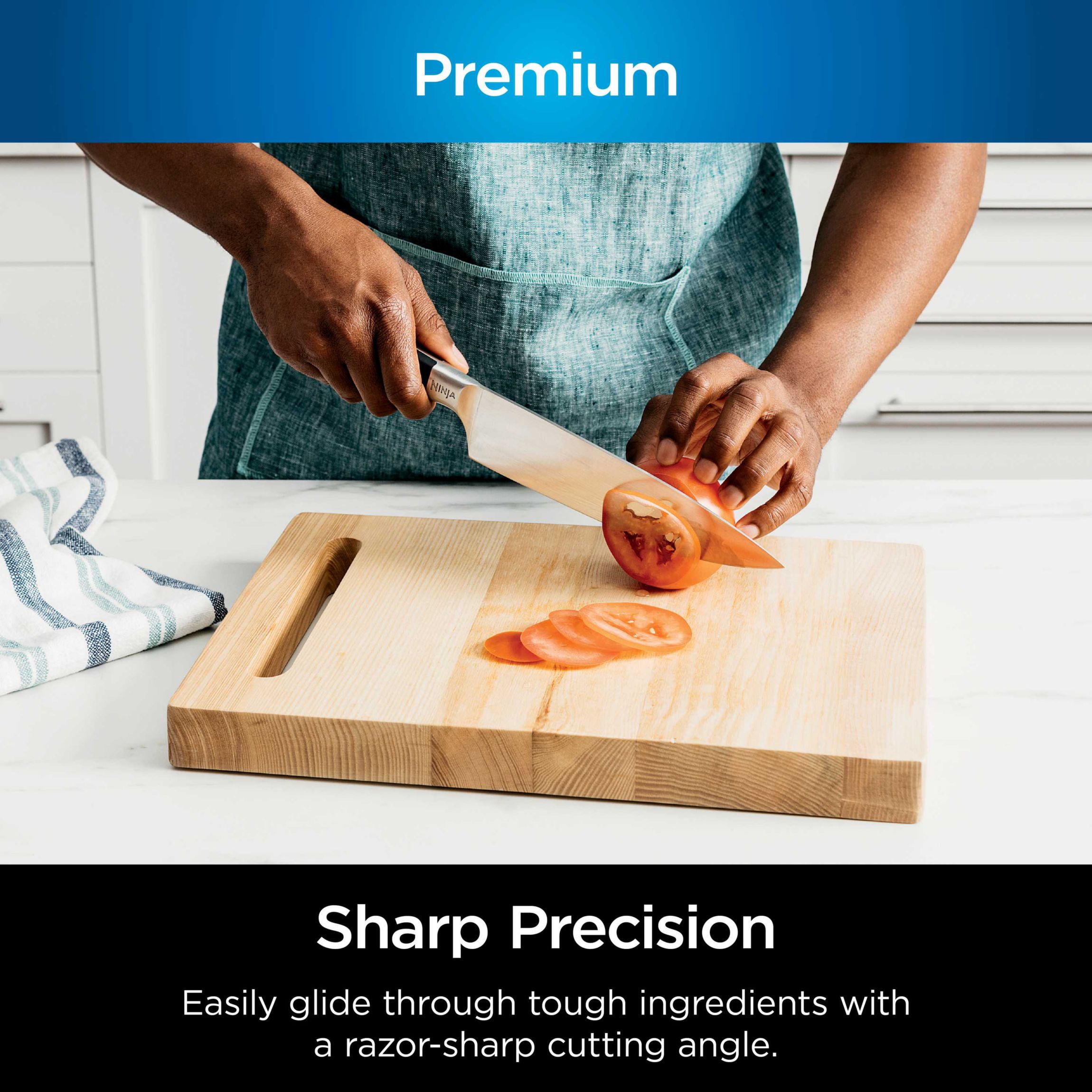 Foodi NeverDull Premium 12pc German Stainless Steel Knife System with Built-in Sharpener