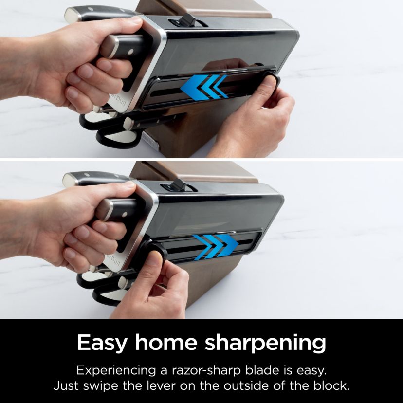 Foodi NeverDull Premium Knife System 13 Piece Set - Wood Series