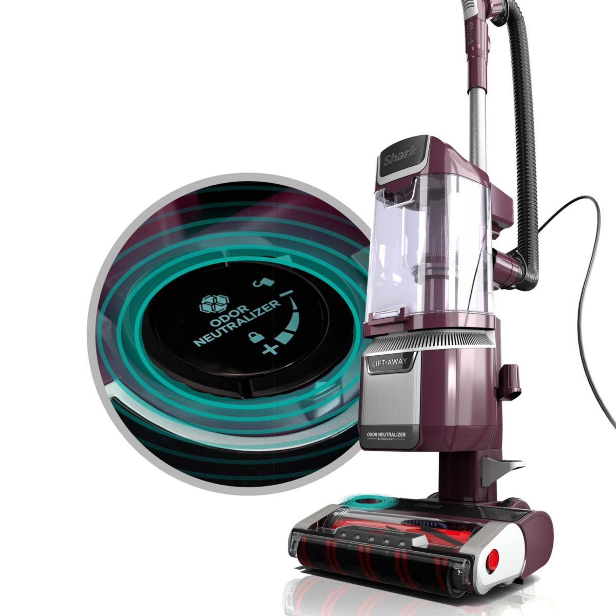 Rotator Pet Lift-Away ADV Upright Vacuum with DuoClean PowerFins HairPro and Odor Neutralizer Technology