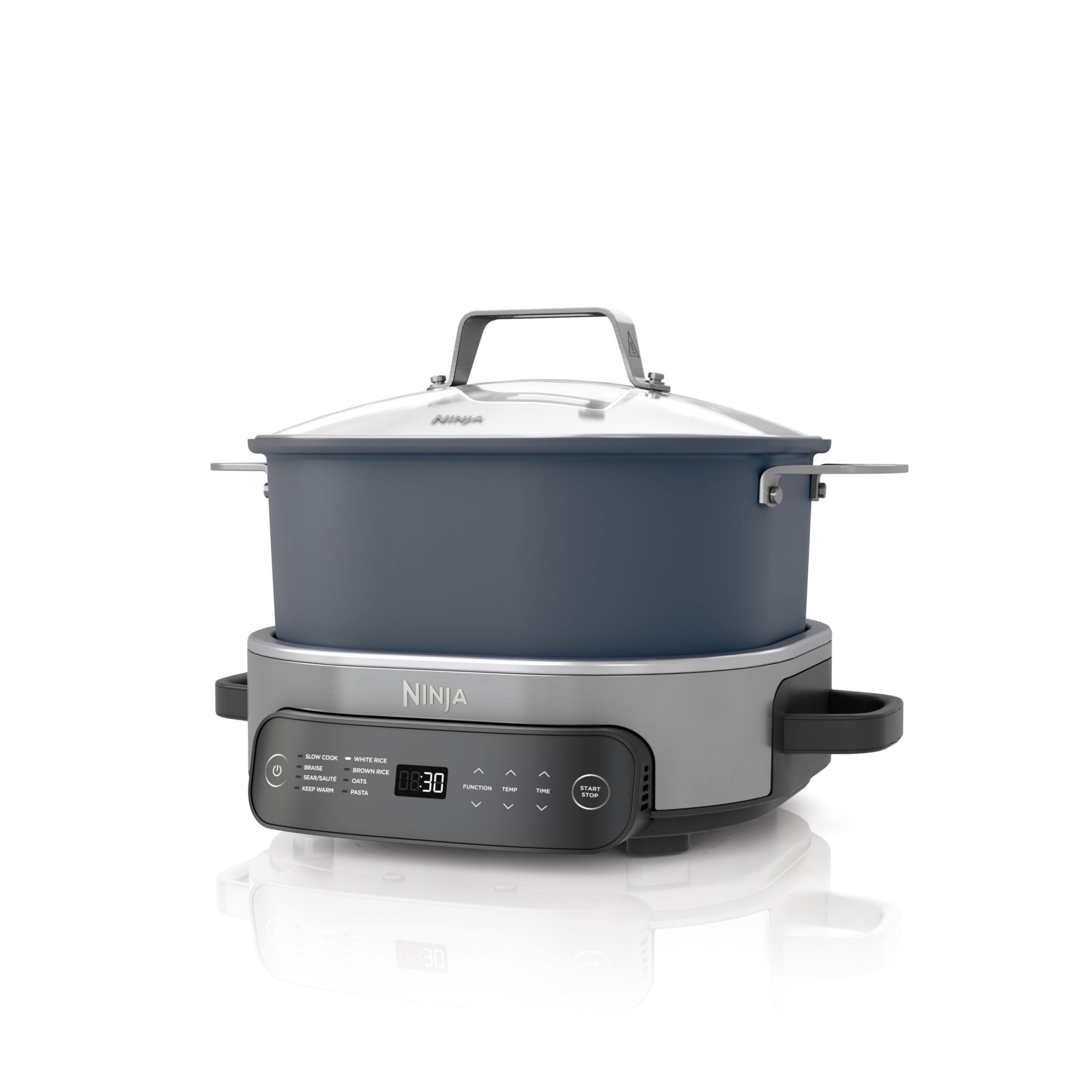 Foodi Everyday Possible Cooker Pro, 8-in-1 Versatility, 6.5 QT, One-Pot Cooking, Seasalt Grey