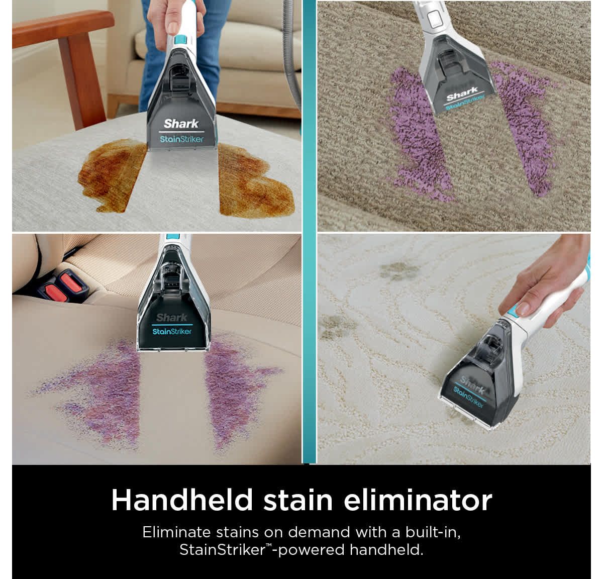 Stain Striker Portable Carpet & Upholstery Cleaner - Spot, Stain, & Odor Eliminator