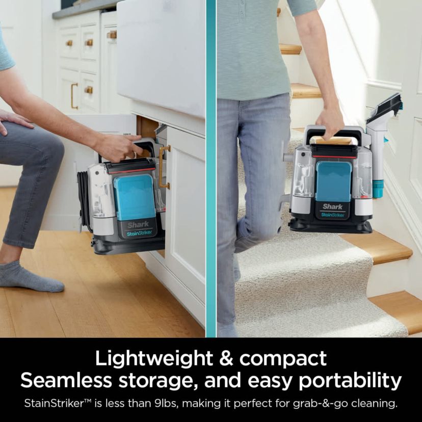 Stain Striker Portable Carpet & Upholstery Cleaner - Spot, Stain, & Odor Eliminator