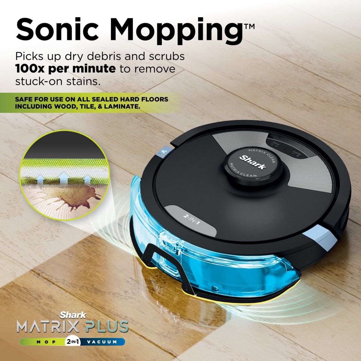 AI Ultra 2-in-1 Robot Vacuum and Mop with XL HEPA Self-Empty Base