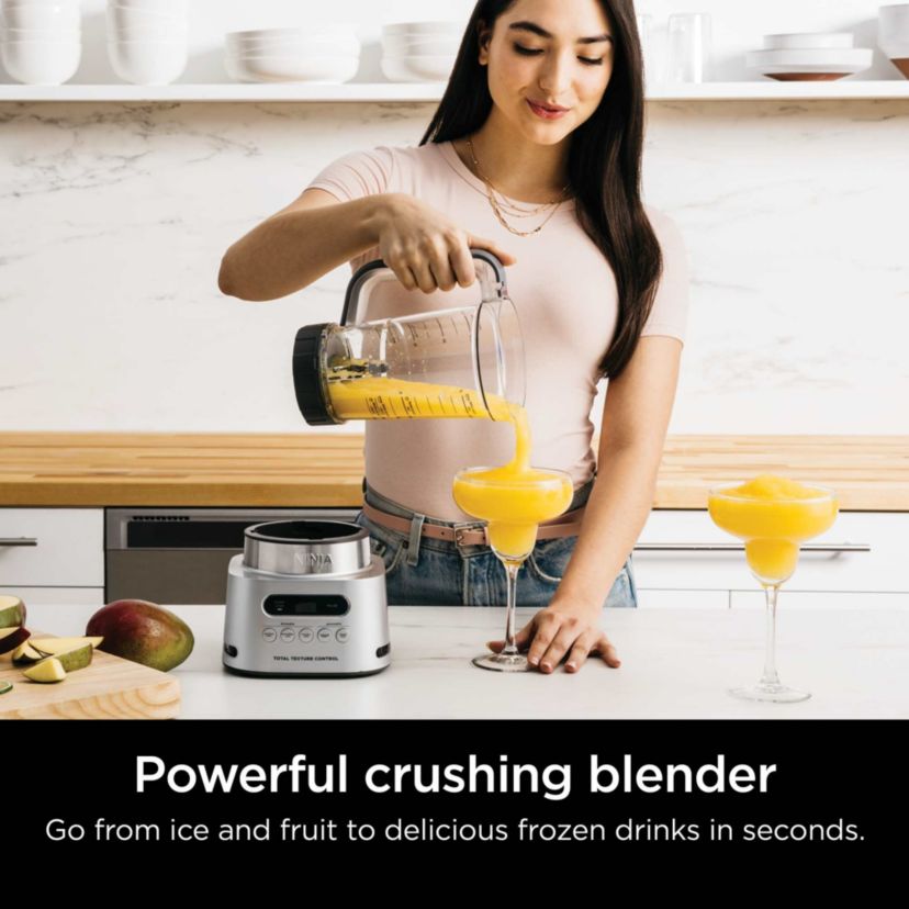 TWISTi, HIGH-SPEED Blender DUO, Built-in Twist Tamper, Hybrid-Edge Blades Assembly, 5 Present Auto-iQ Programs, Gray
