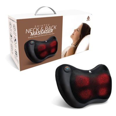 Pursonic Shiatsu Heating Neck & Back Massager, Black