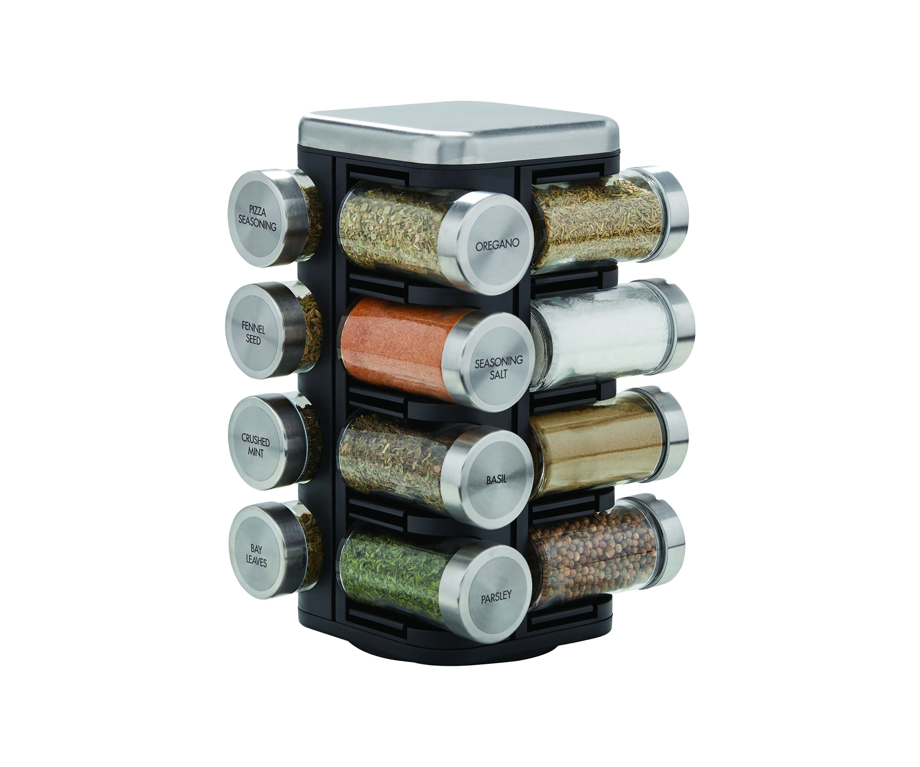  16 Jar Plaza Spice Rack 