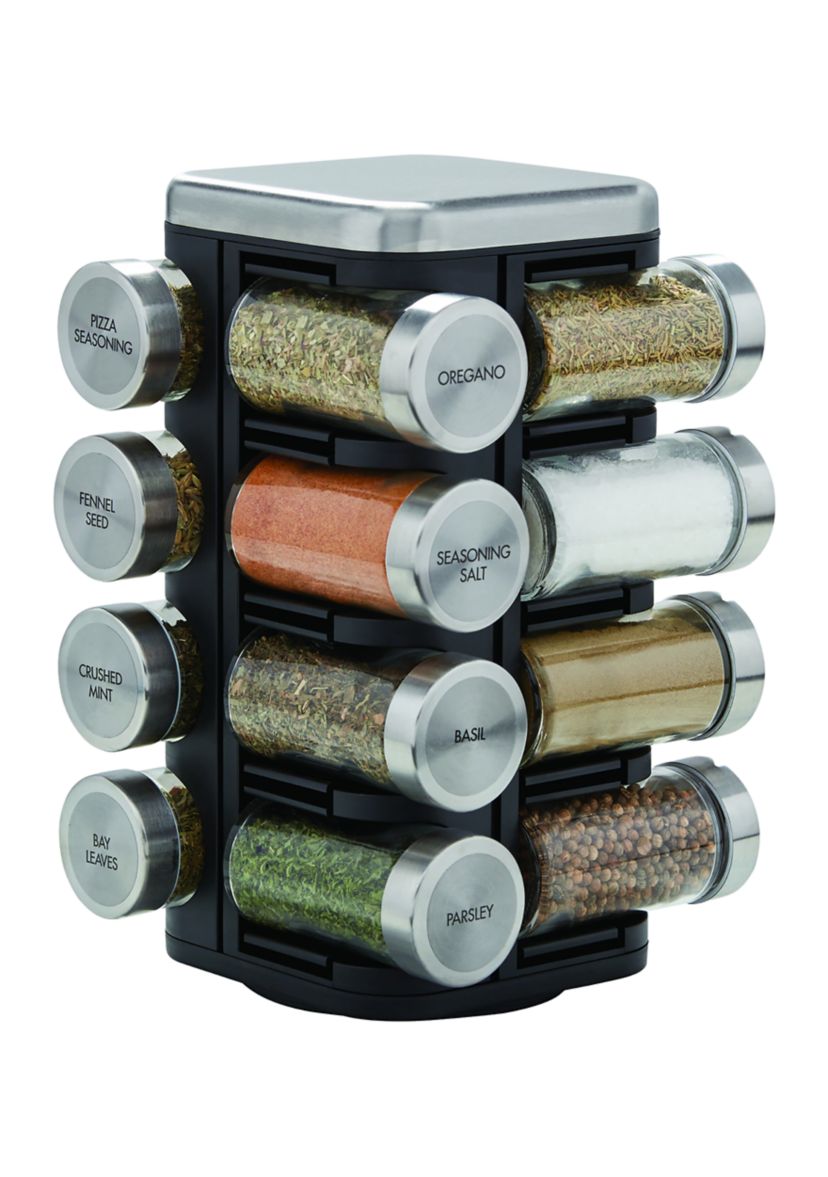  16 Jar Plaza Spice Rack 