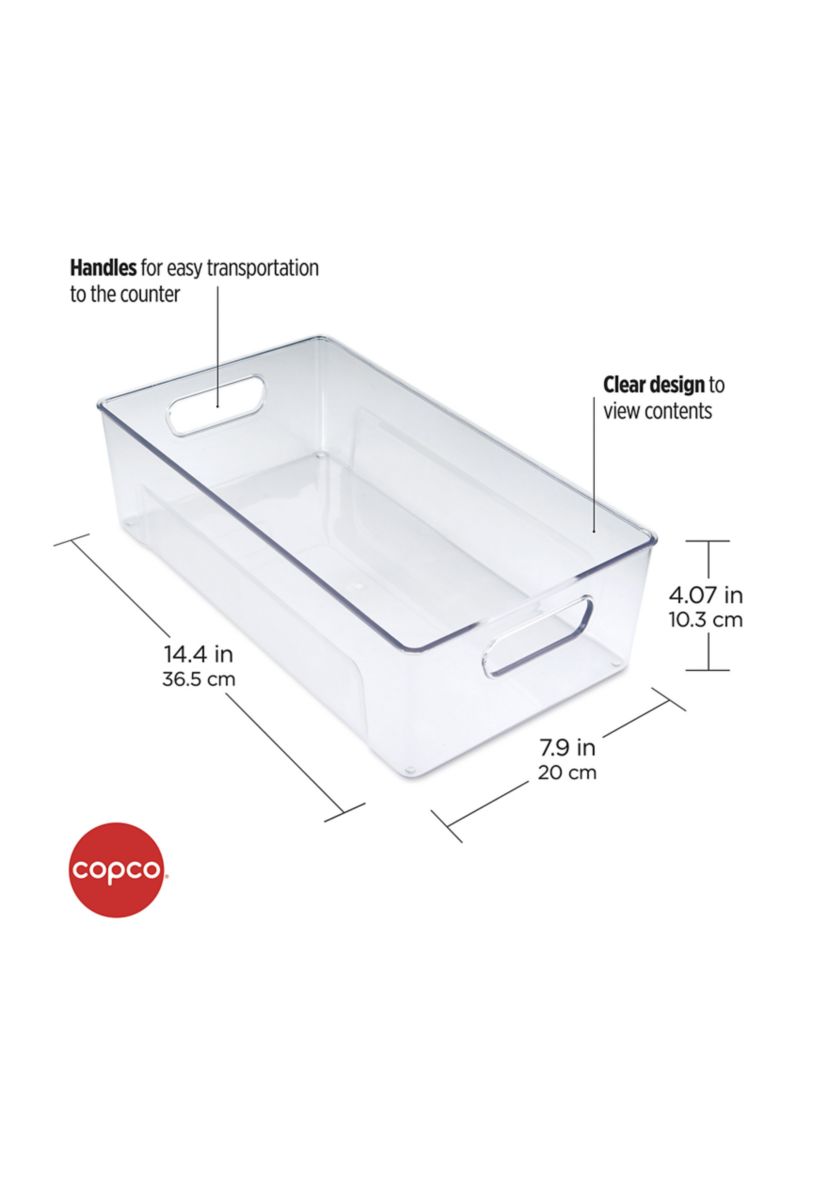 Fridge Storage Bin - Clear