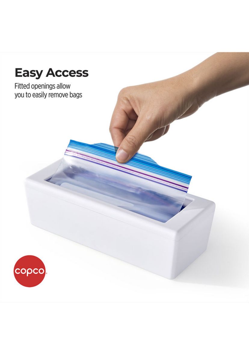White Storage Bag Organizers - Set of 4