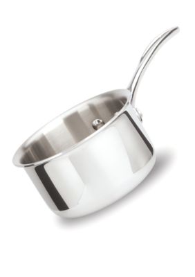 Calphalon Tri-Ply 4.5 qt. Aluminum Sauce Pan in Stainless Steel with Glass  Lid – Monsecta Depot