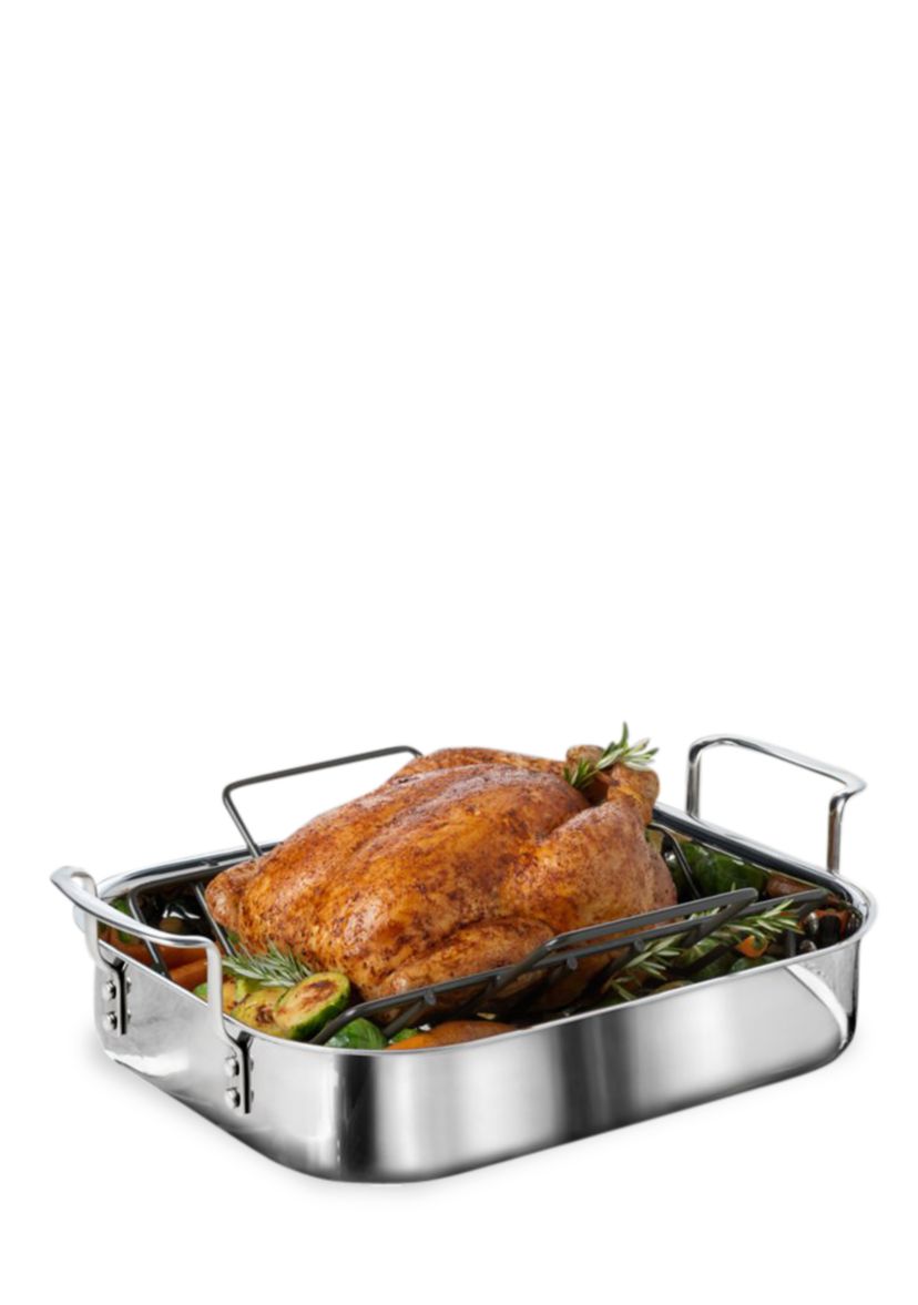 Tri-Ply Stainless Steel 14-in. Roaster