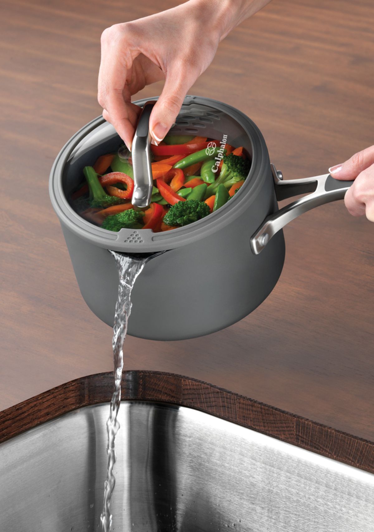 Simply Easy System Nonstick 2.5-qt. Saucepan & Cover