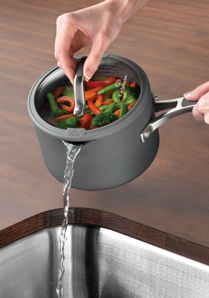 Simply Easy System Nonstick 2.5-qt. Saucepan & Cover