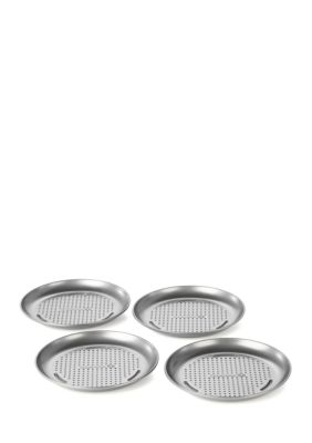 Calphalon Nonstick Bakeware 4 Pc. Mini Pizza Pan Set, Baking Pans, Household