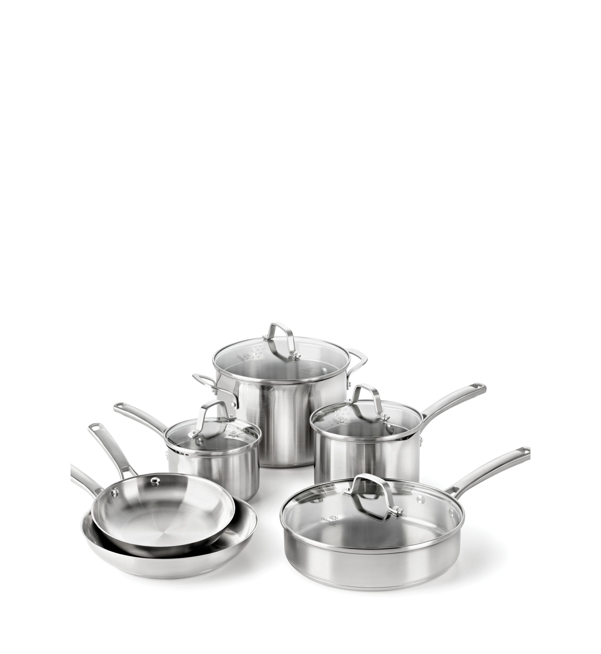 Classic 10-Piece Stainless Steel Cookware Set