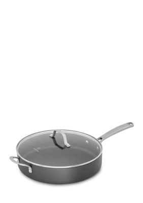 Calphalon Classic Nonstick Saute Pan with Cover, 5 quart, Grey