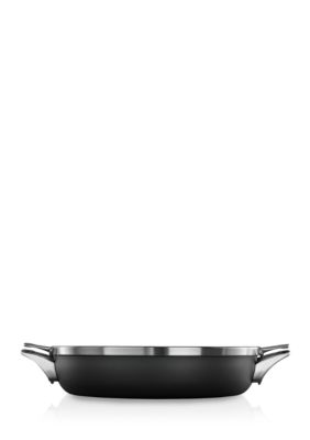 calphalon premier space saving hard anodized nonstick 3.5 quart pour and strain sauce pa