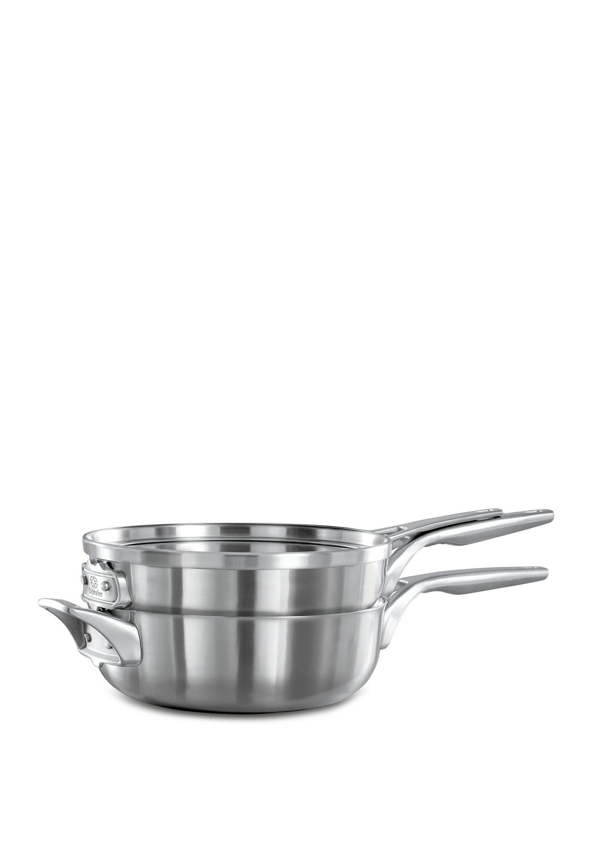 Premier™ Space Saving Stainless Steel 3 Piece 10-In. Stack Cookware Set