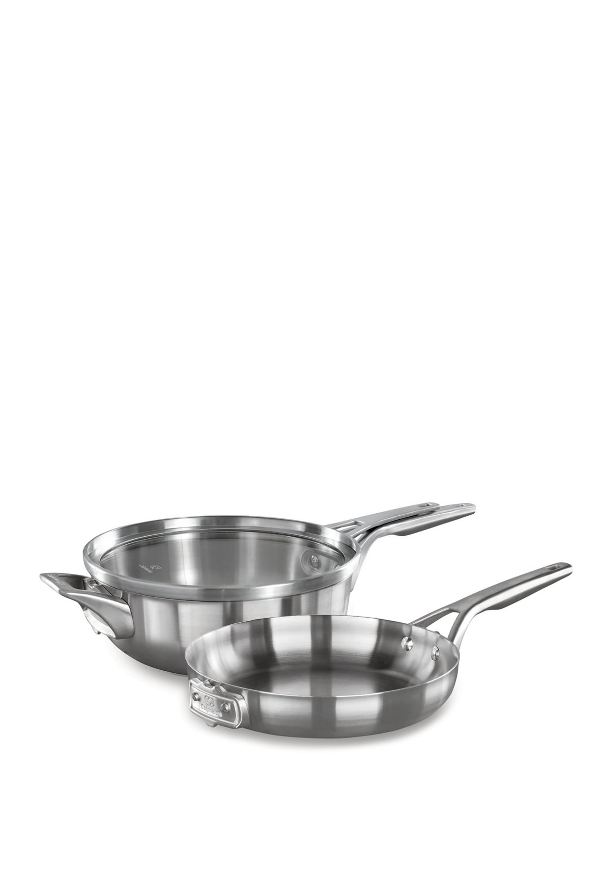 Premier™ Space Saving Stainless Steel 3 Piece 10-In. Stack Cookware Set