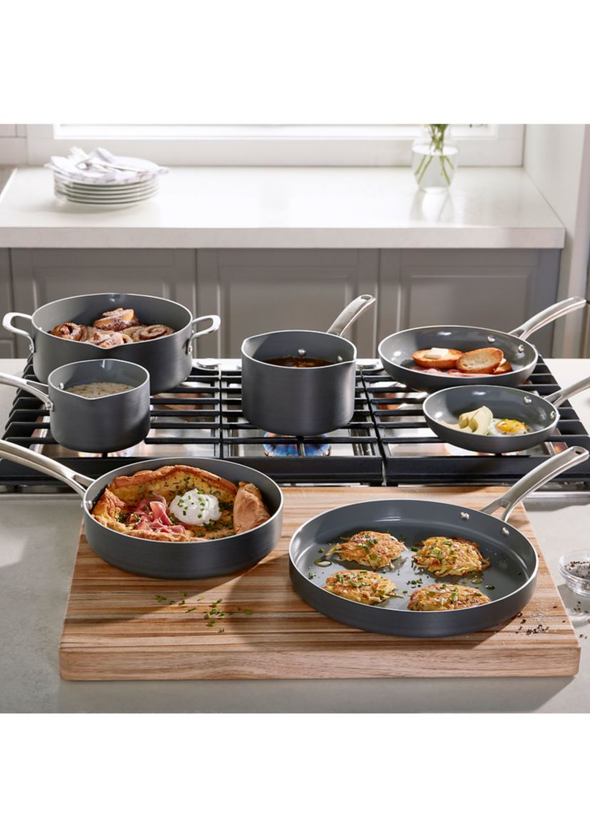 Classic Oil-Infused Ceramic 11-Piece Cookware Set