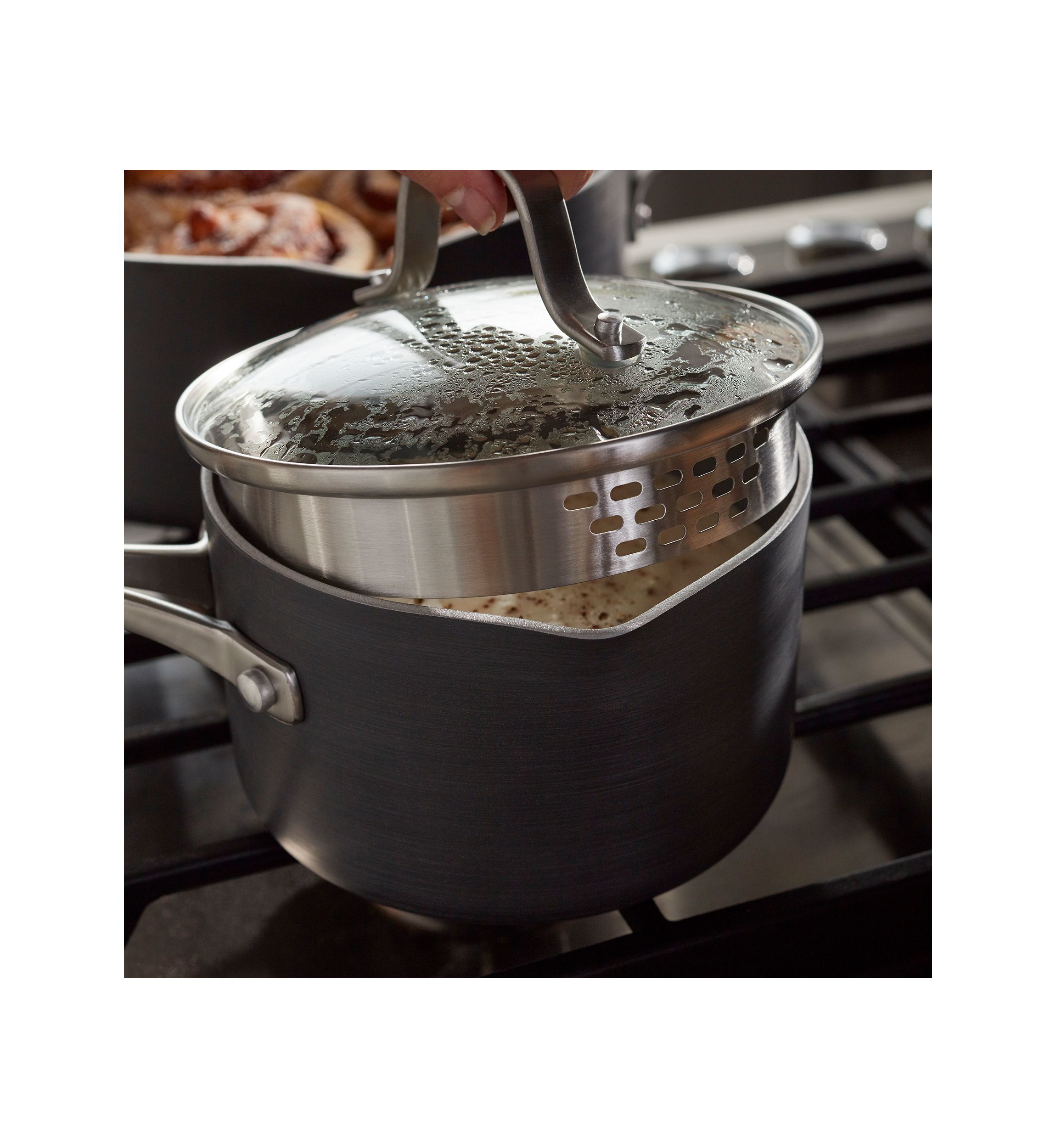 Classic Oil-Infused Ceramic 11-Piece Cookware Set