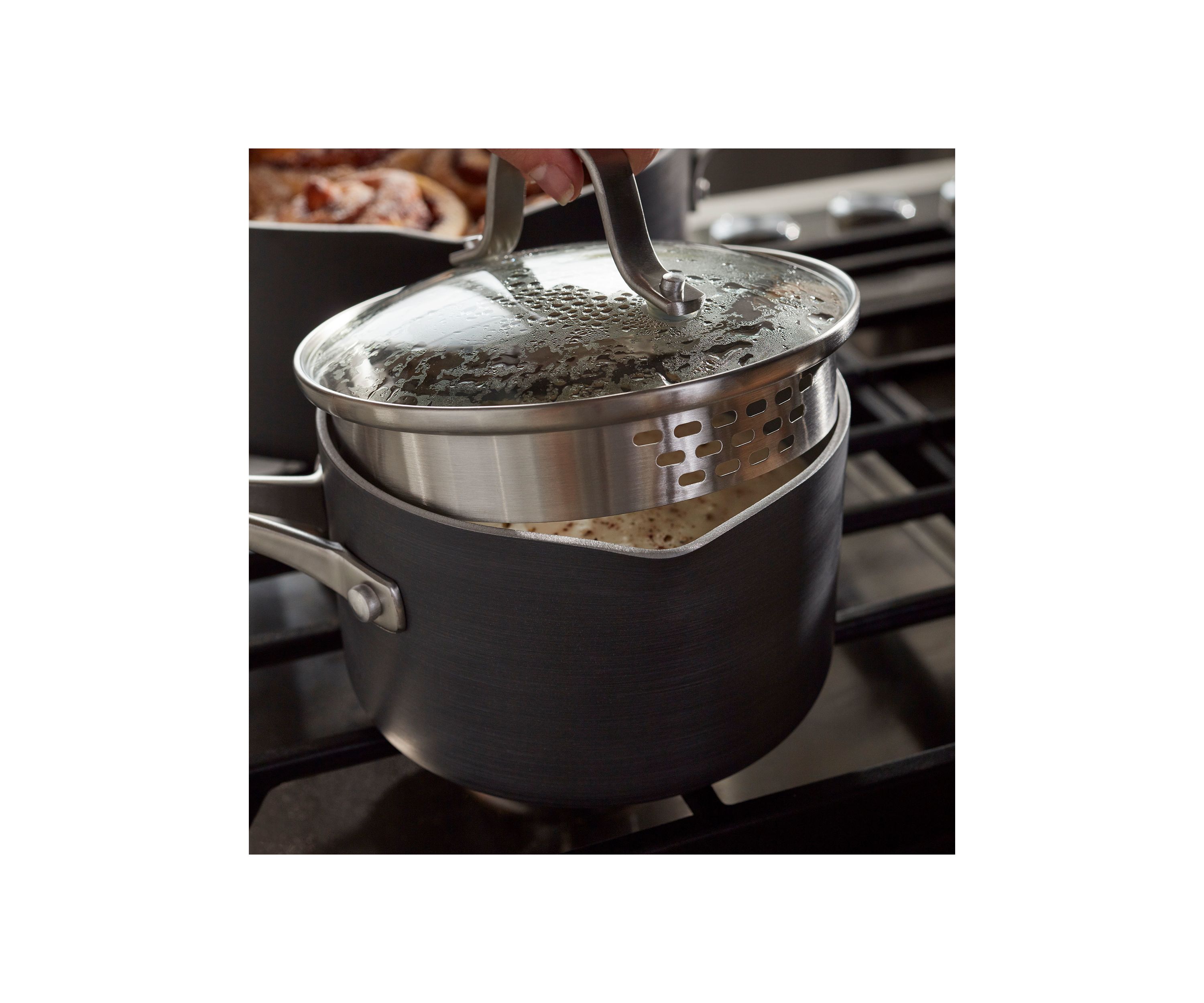 Classic Oil-Infused Ceramic 11-Piece Cookware Set