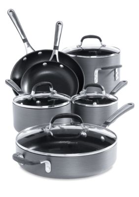 Simply Calphalon Hard-Anodized Nonstick 10-Piece Cookware Set