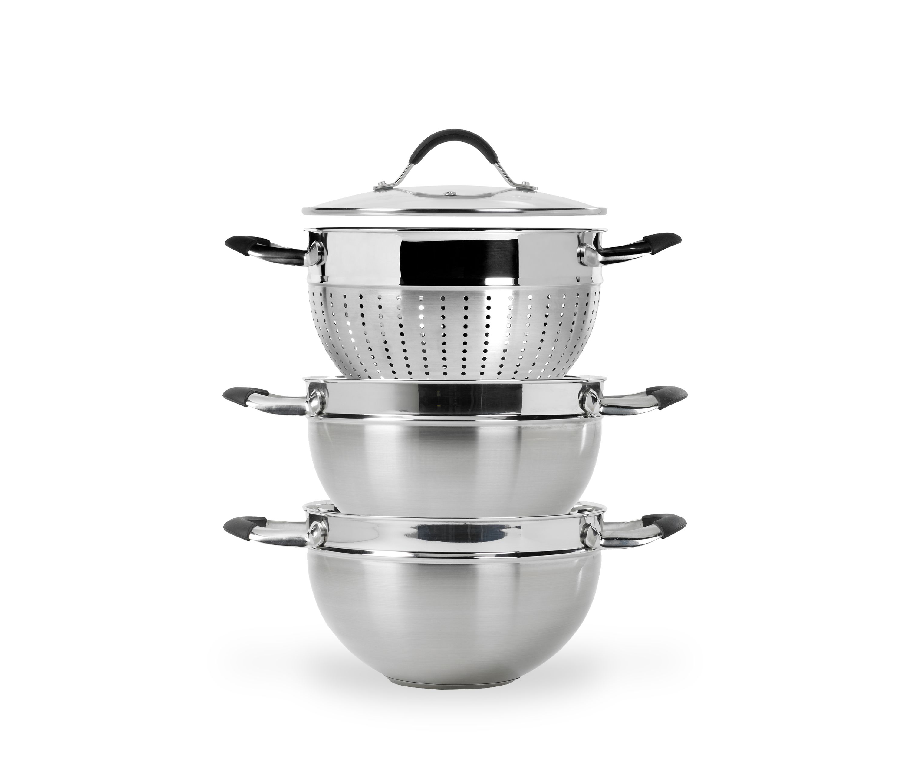 4-Piece 5-qt. Stainless Steel Multi-Funtional Cooker - Online Only