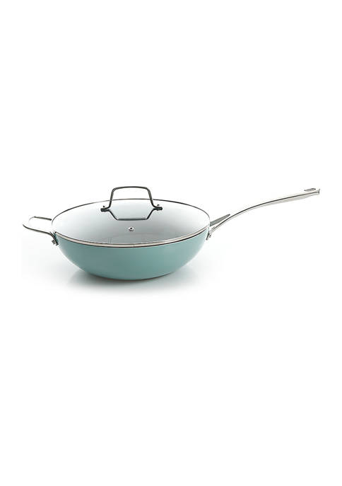 Lockton Light Blue 12 Inch Essential Pan with Lid 