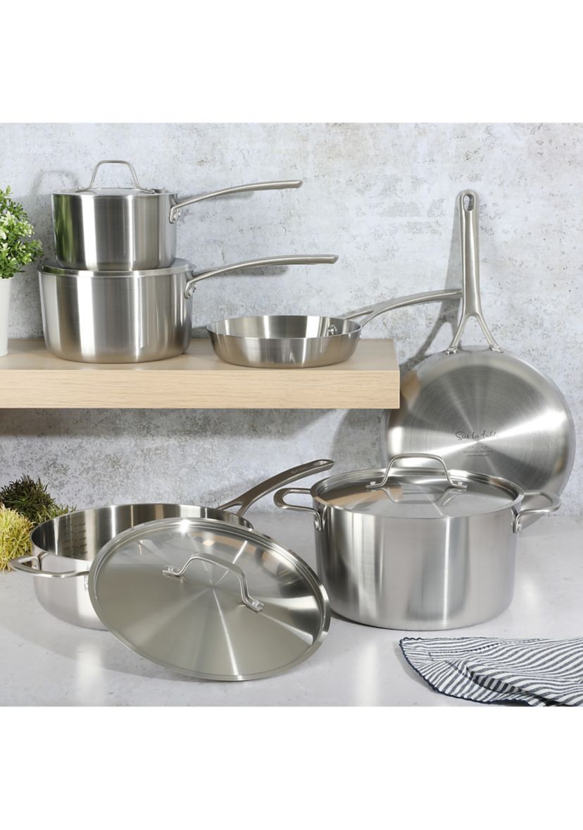 Stainless Steel 10 Piece Cookware Set
