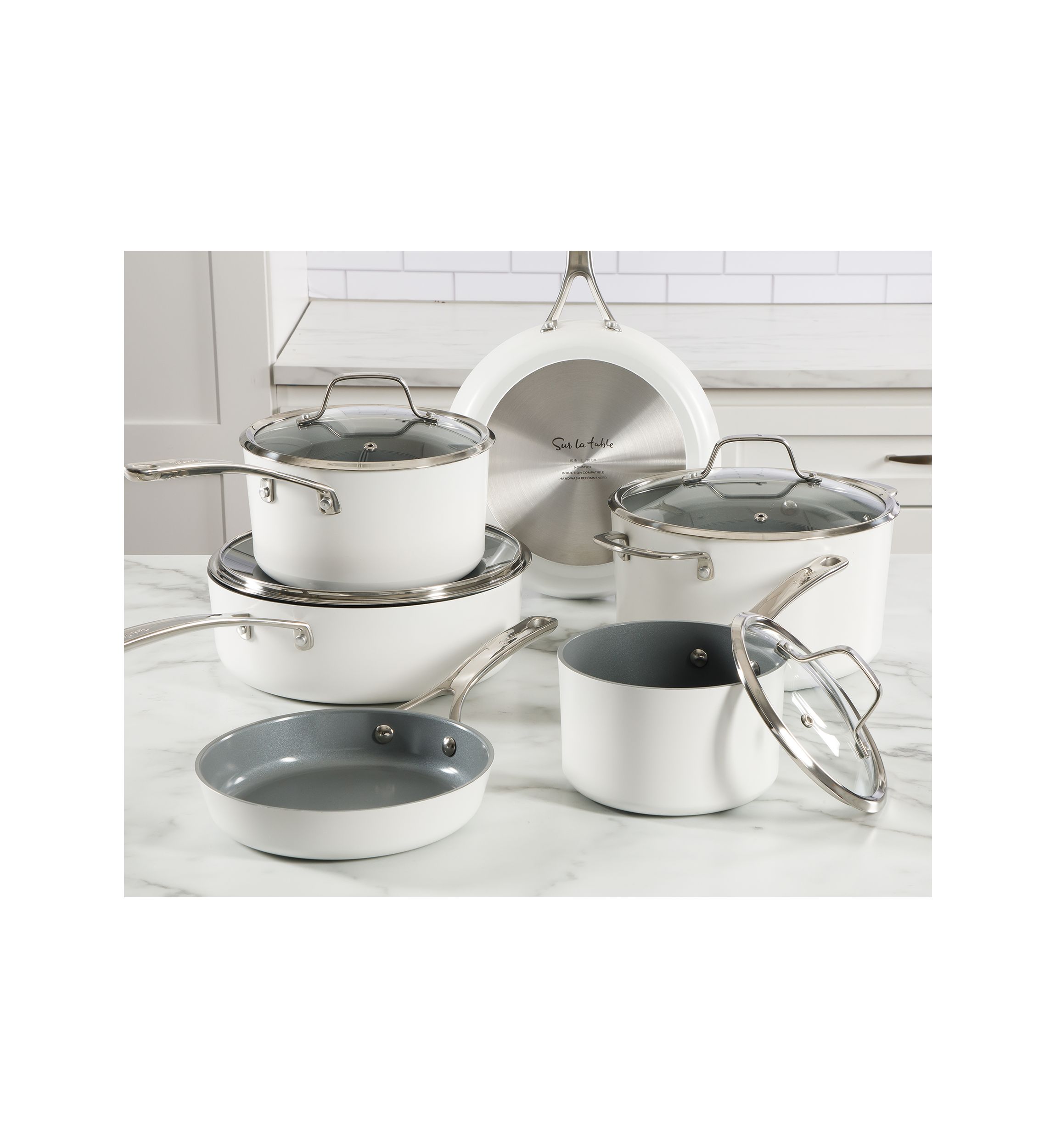 Ceramic 10 Piece Cookware Set