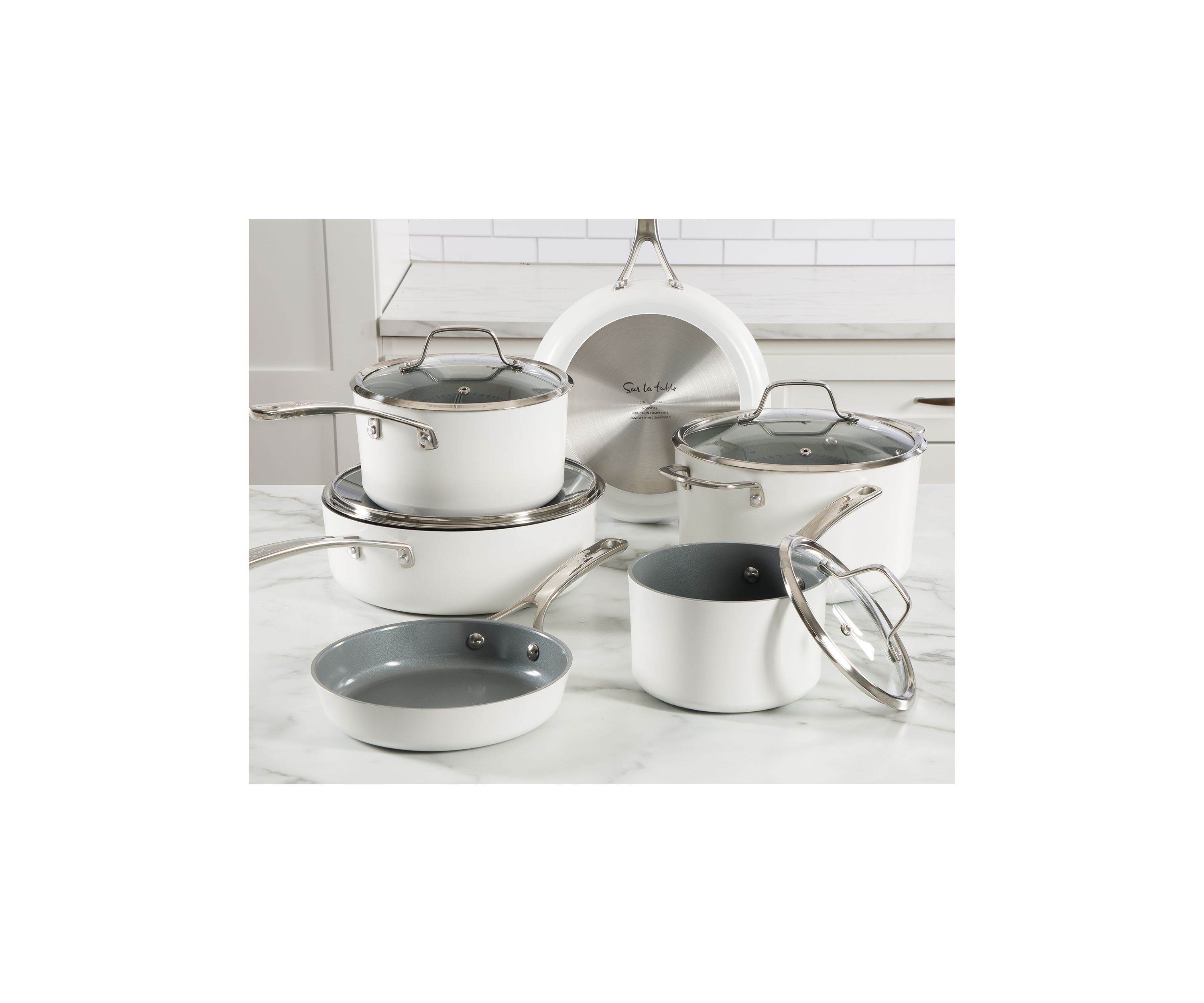 Ceramic 10 Piece Cookware Set