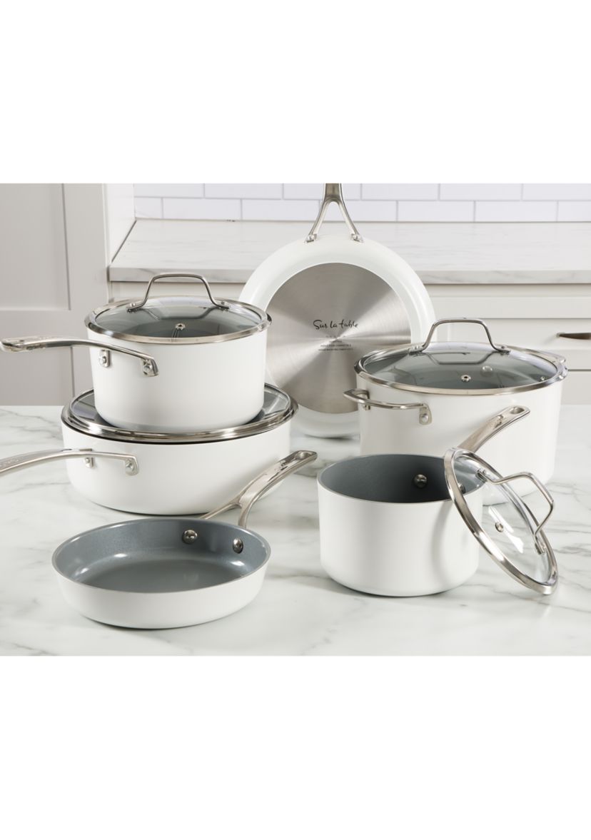 Ceramic 10 Piece Cookware Set