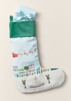 Sewing Down South x Crown & Ivy&trade; Sew Scenic Embroidered Stocking		