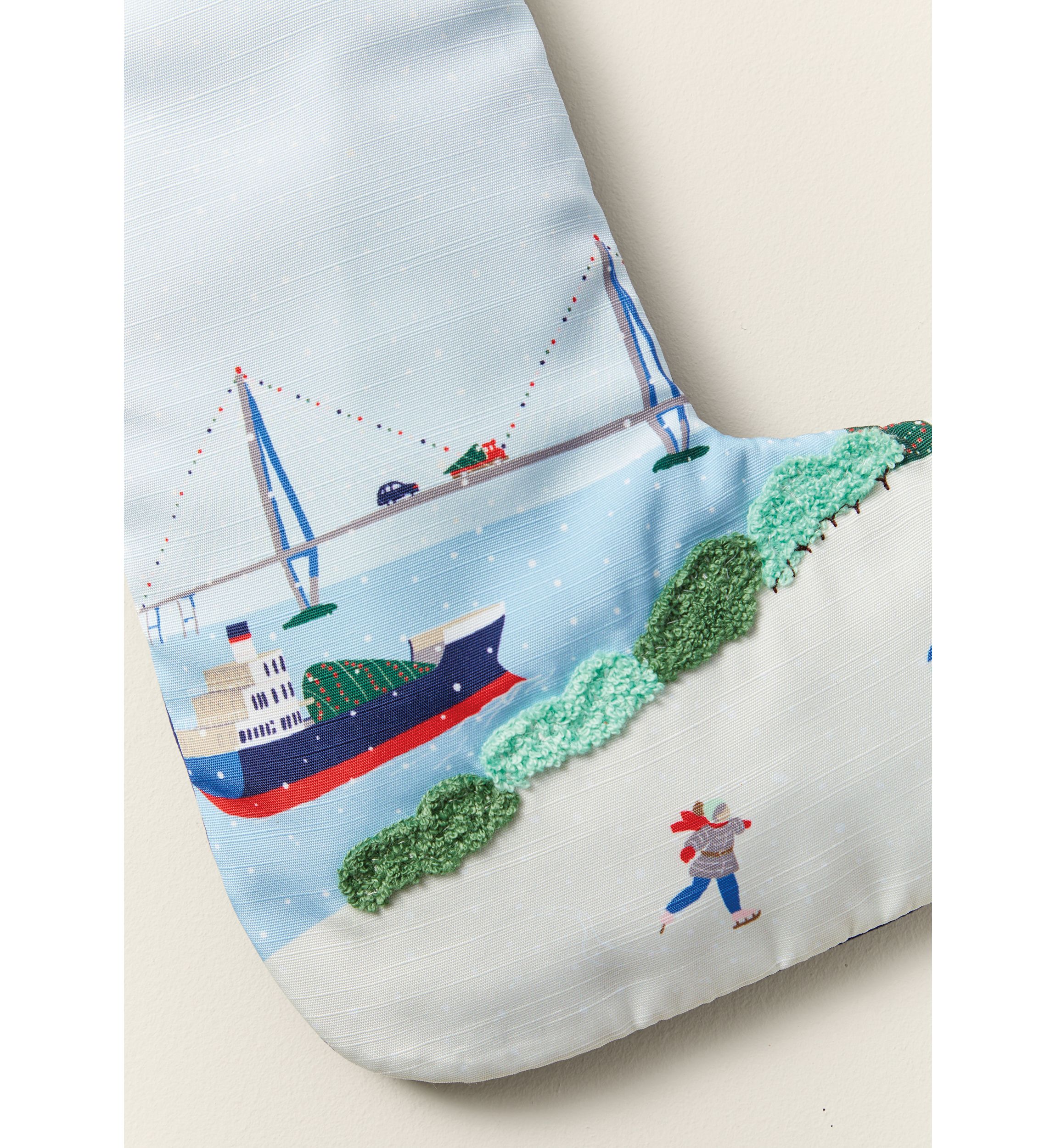 Sewing Down South x Crown & Ivy™ Sew Scenic Embroidered Stocking		