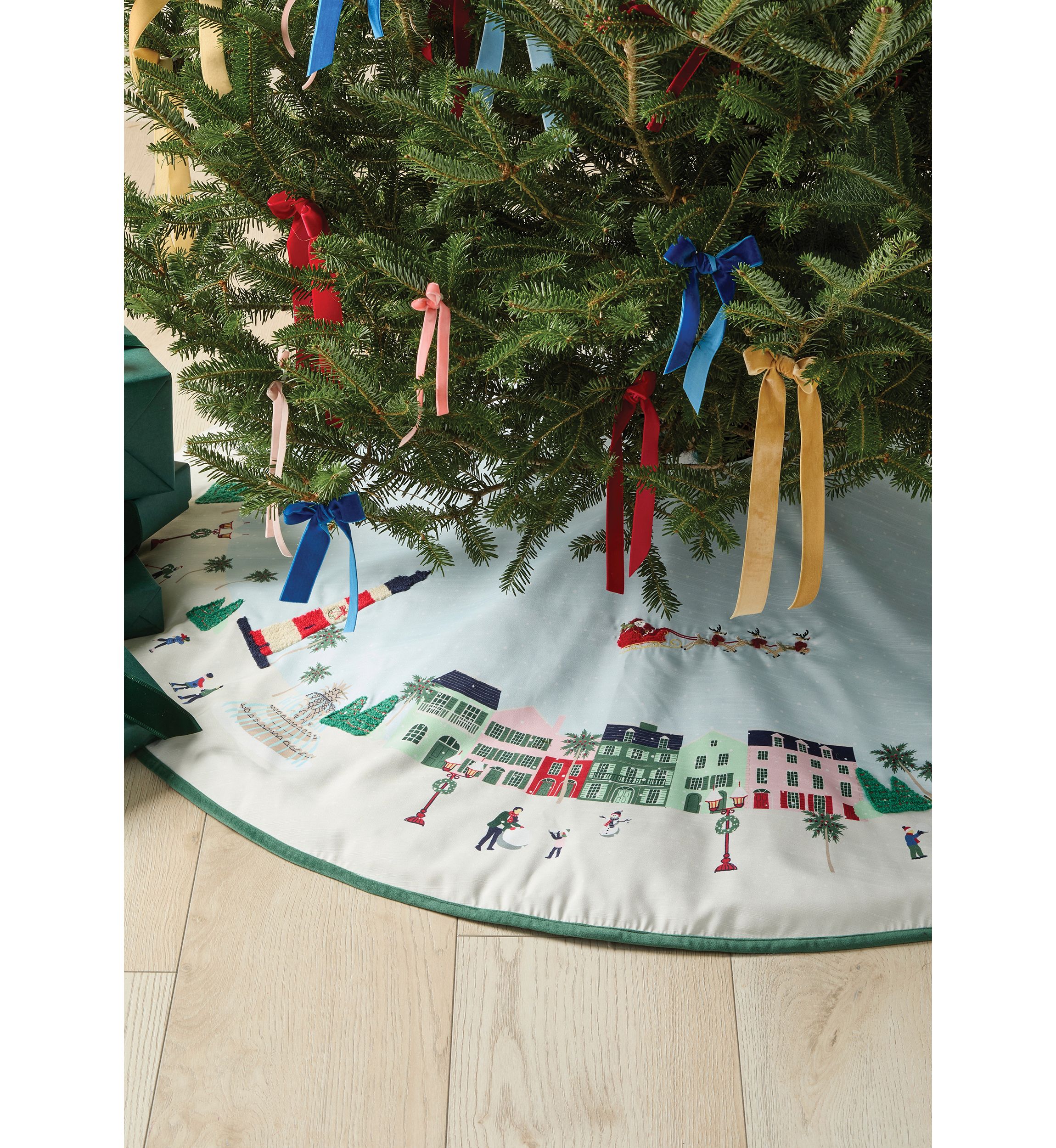 Sewing Down South x Crown & Ivy™ Sew Scenic Embroidered Tree Skirt