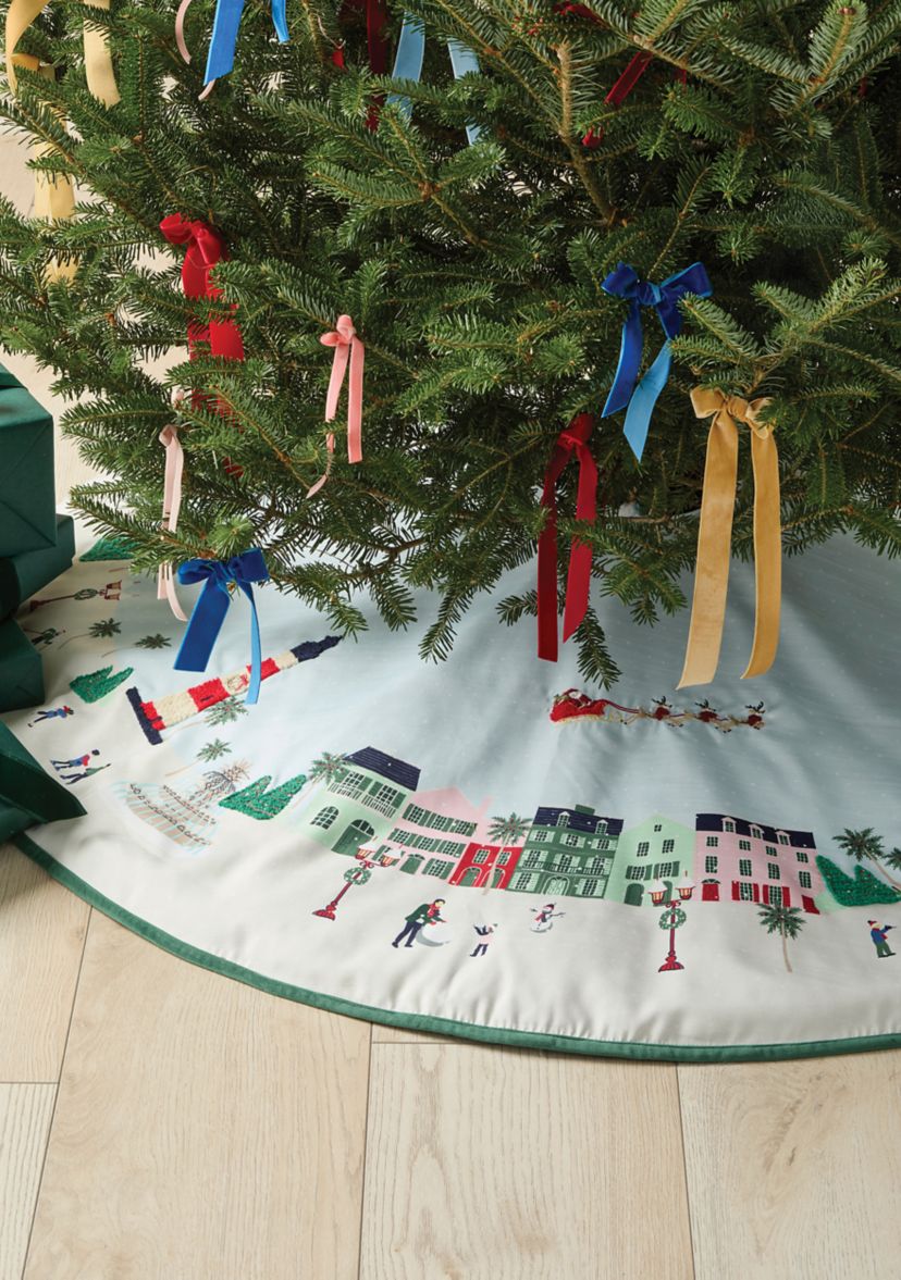 Sewing Down South x Crown & Ivy™ Sew Scenic Embroidered Tree Skirt