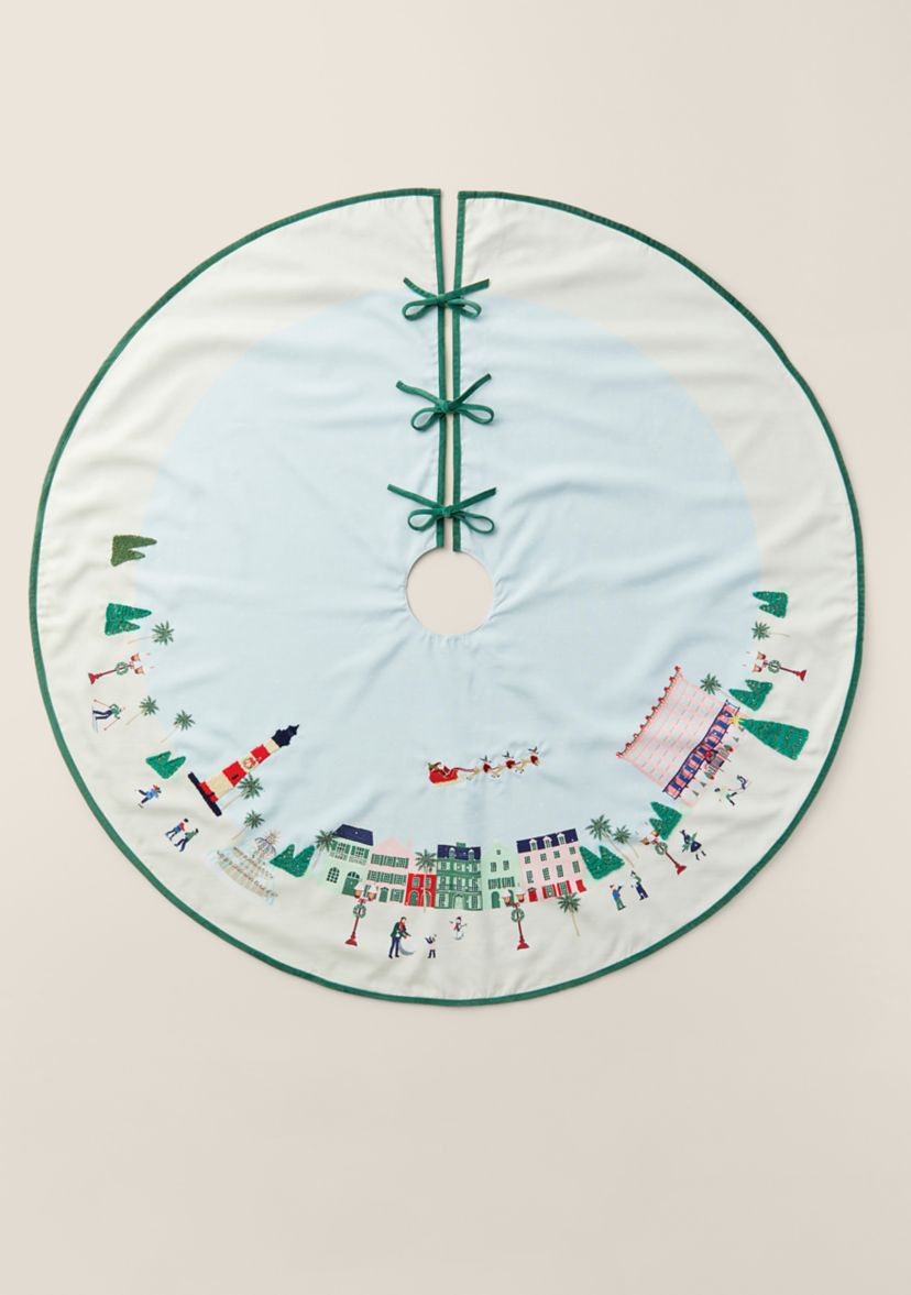Sewing Down South x Crown & Ivy™ Sew Scenic Embroidered Tree Skirt
