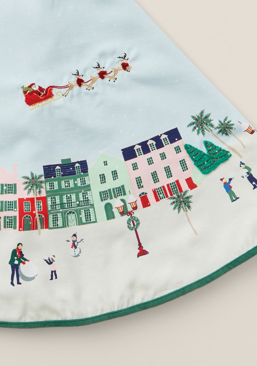 Sewing Down South x Crown & Ivy™ Sew Scenic Embroidered Tree Skirt