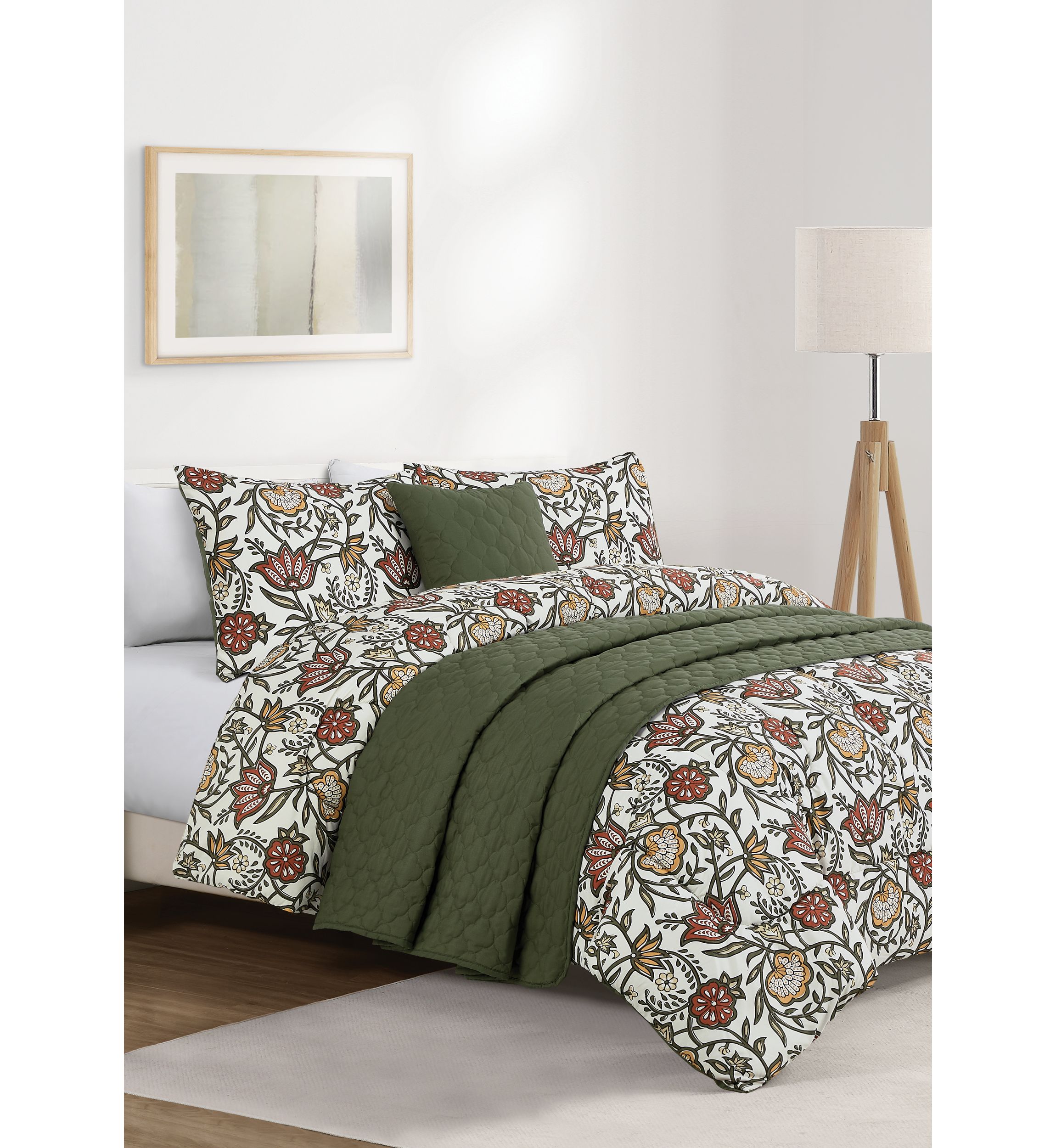 Adrian 5-Piece Comforter and Quilt Set